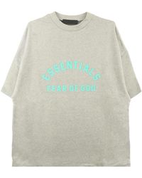Fear Of God - Essentials Brand-embossed Cotton-jersey T-shirt - Lyst