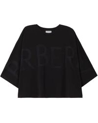 Burberry - Logo Cotton-Blend T-Shirt - Lyst