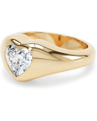 LOEV - 14Kt Recycled Curve Diamond Ring - Lyst