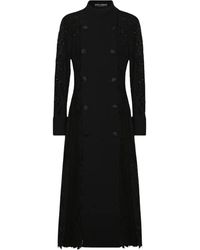 Dolce & Gabbana - Cordonetto Lace-Wool Crepe Coat - Lyst