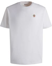 Bally - T-Shirt Mit Logo-Stickerei - Lyst