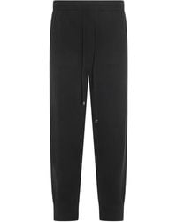 Antonelli - Drawstring Wool-Silk-Cashmere Blend Straight Trousers - Lyst