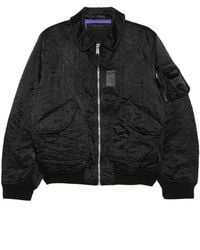 Alpha Industries - Cwu-45/P Camo-Embroidered Uv Bomber Jacket - Lyst