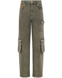 Moschino - Straight-Leg Cargo Jeans - Lyst