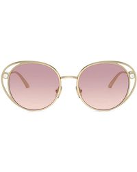 Jimmy Choo - Round-Frame Sunglasses - Lyst