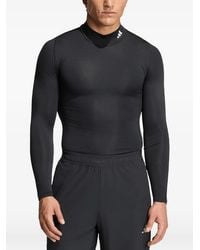 adidas - Techfit Compression Training Mock Neck Long Sleeve T-Shirt - Lyst