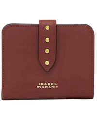 Isabel Marant - Portemonnaie Mit Logo-Print - Lyst