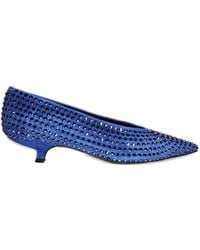 LA ROSE - Crystal-Embellished Ballet Flats - Lyst