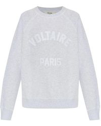 Zadig & Voltaire - Logo-Detail Sweatshirt - Lyst