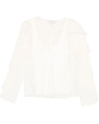 forte_forte - Ruffled Blouse - Lyst