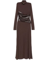Nanushka - Turtleneck Maxi Dress - Lyst