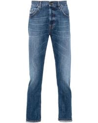 Dondup - Icon Mid-Rise Straight-Leg Jeans - Lyst