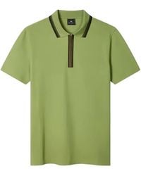 Paul Smith - Zip-Fastening Polo Shirt - Lyst