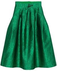 Shiatzy Chen - Scape-Of-Curve Printed Skirt - Lyst