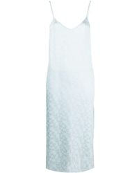 Palm Angels - Monogram-print Slip Dress - Lyst