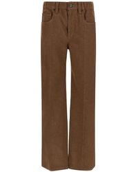 Brunello Cucinelli - Monile Garment-Dyed Jeans - Lyst