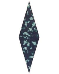 ZEGNA - Floral-Print Silk Scarf - Lyst