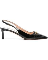 Tom Ford - Slingback Pumps With T Logo Detail - Lyst