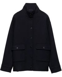 Prada - Buttoned Reversible Jacket - Lyst