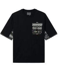 Musium Div. - Patterned Pocket Cotton T-Shirt - Lyst