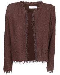 IRO - Fringed Tweed Jacket - Lyst