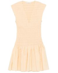 Faithfull the Brand - Carmen Shirred-Bodice Mini Dress - Lyst