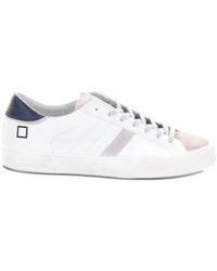 Date - Baskets À Empiècements En Cuir - Lyst
