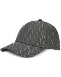 ARMANI EXCHANGE - Logo-Patterned Baseball Cap - Lyst