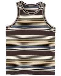 Sacai - Striped Vest Top - Lyst