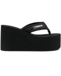 Coperni - Sandalen Mit Logo-Patch - Lyst