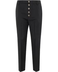 Dondup - Button-Fastening Pocket Tailored Trousers - Lyst