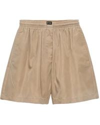 Prada - Washed Re-Nylon Shorts - Lyst