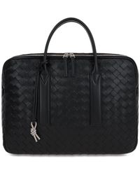 Bottega Veneta - Large Getaway Leather Briefcase - Lyst
