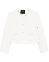 Maje - Chaqueta con apliques - Lyst