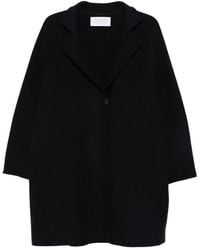 Harris Wharf London - Single-Breasted Coat - Lyst