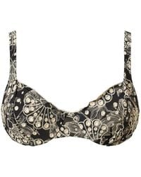Twinset - Underwired Bikini Top With Embroidery - Lyst