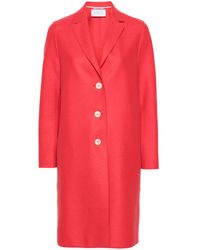 Harris Wharf London - Button-Up Wool Coat - Lyst