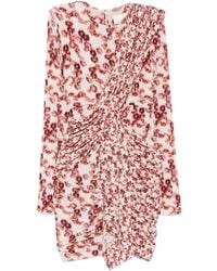 Isabel Marant - Georgia Printed Mini Dress - Lyst