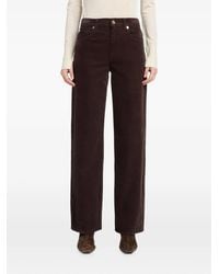 7 For All Mankind - Corduroy Straight-Leg Trousers - Lyst