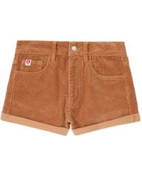 A Bathing Ape - Corduroy Logo Patch Shorts - Lyst