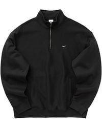 Nike - Sudadera Solo Swoosh con media cremallera - Lyst