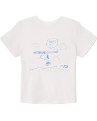 RE/DONE - T-Shirt Snoopy Surfs Up - Lyst