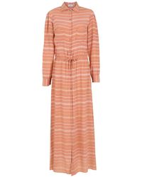 Amir Slama - Striped Silk Dress - Lyst