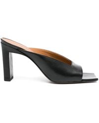 Wandler - Isa 85mm Leather Mules - Lyst