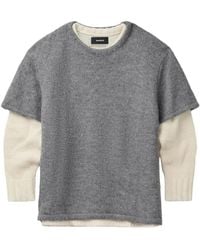 NAHMIAS - Layered Sweater - Lyst