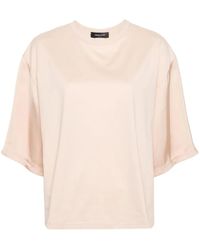 Fabiana Filippi - Satin-Detailed Cotton T-Shirt - Lyst