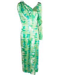 Ganni - Abito Con Spalle Scoperte - Lyst