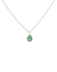 Auree - Mini Manhattan Emerald Necklace - Lyst