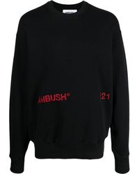 Ambush - Logo Embroidered Sweatshirt - Lyst