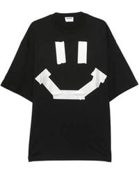 Moschino - Smiley-Print T-Shirt - Lyst